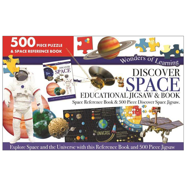 wonders of learning: discover space educational jigsaw & book - Ảnh 2