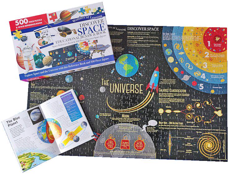 wonders of learning: discover space educational jigsaw & book - Ảnh 4
