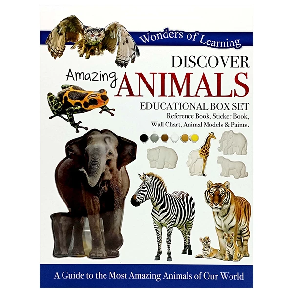 wonders of learning - educational box set - amazing animals - Ảnh 2