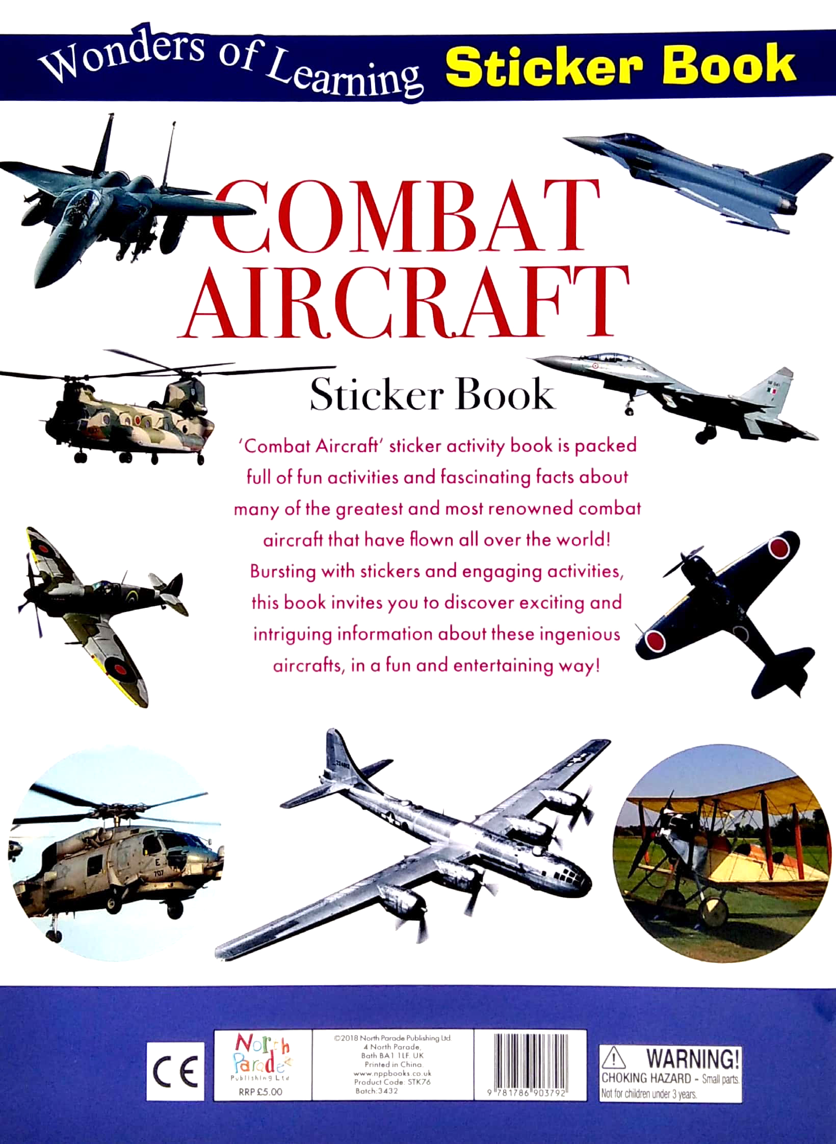 wonders of learning - sticker book - discover combat aircraft - Ảnh 6