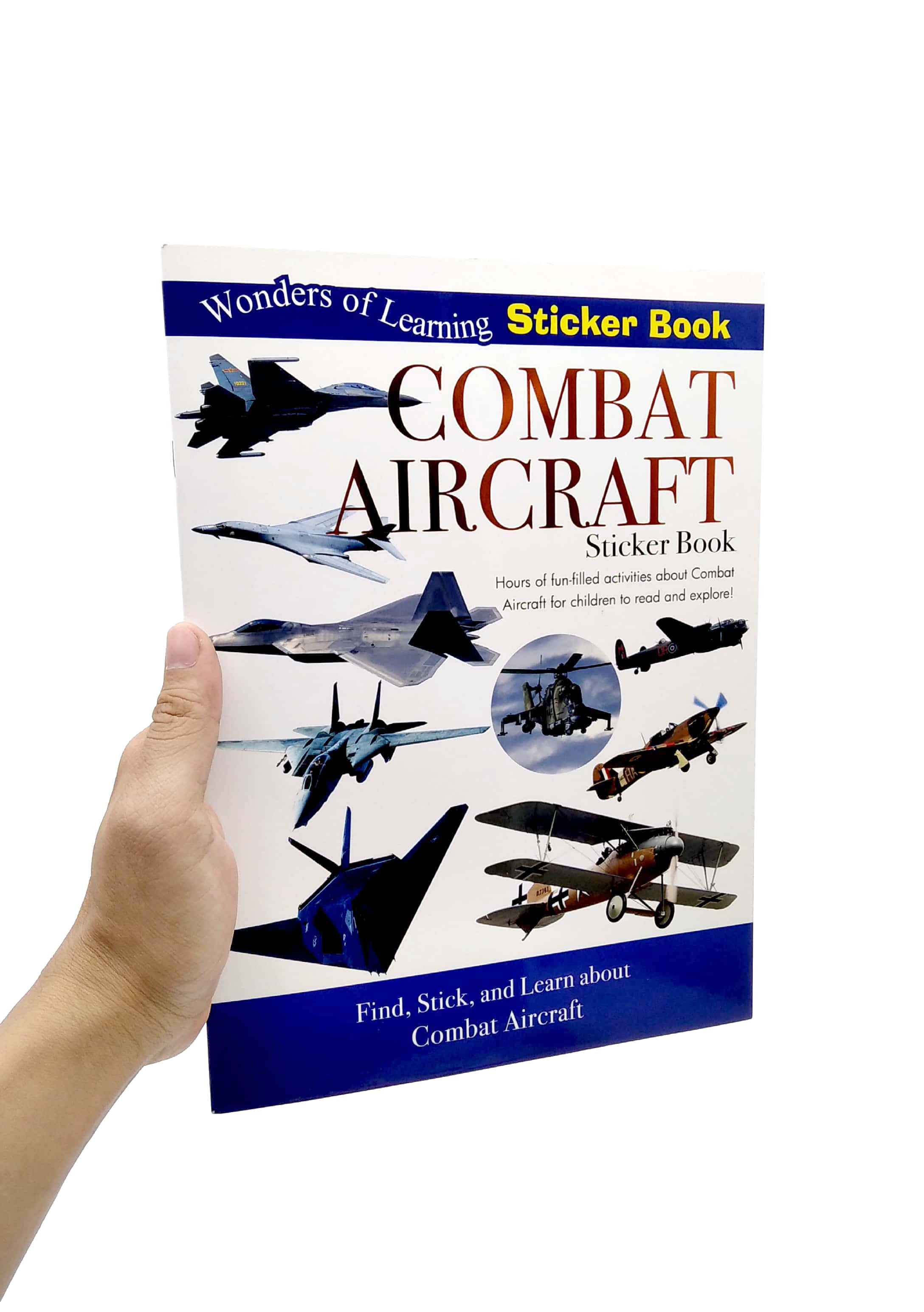 wonders of learning - sticker book - discover combat aircraft - Ảnh 7