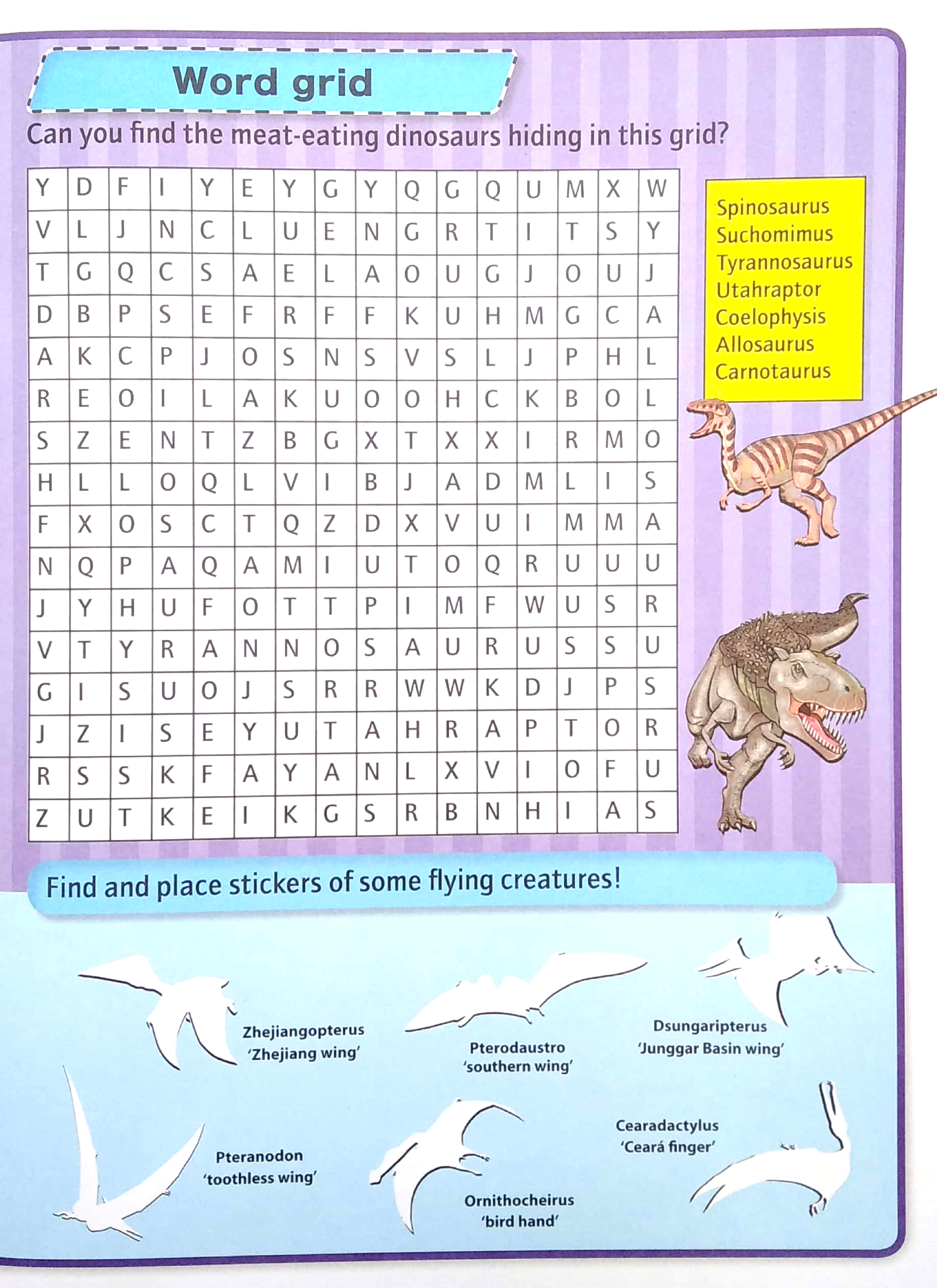 wonders of learning - sticker book - discover dinosaurs - Ảnh 3