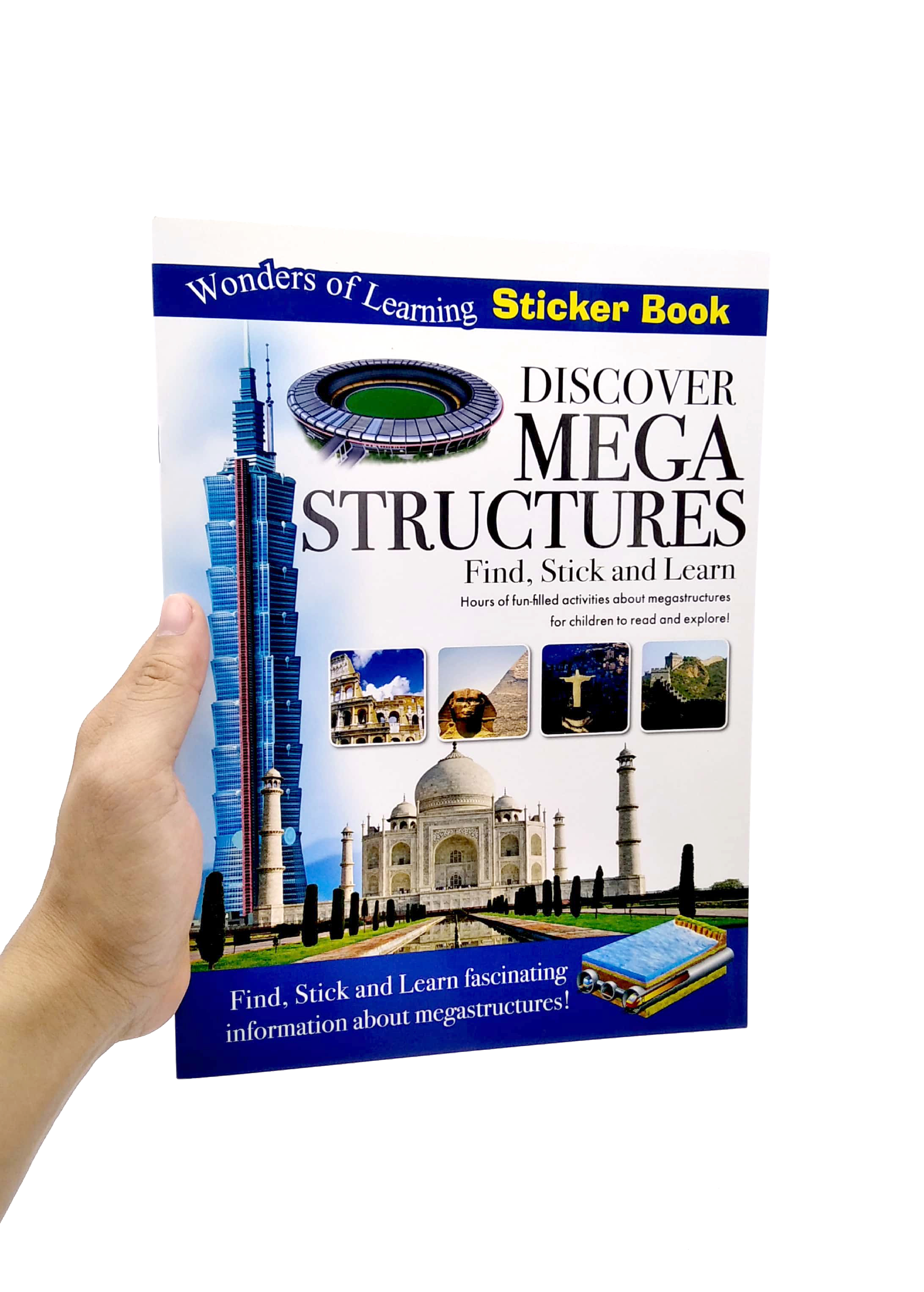 wonders of learning - sticker book - discover megastructures - Ảnh 7