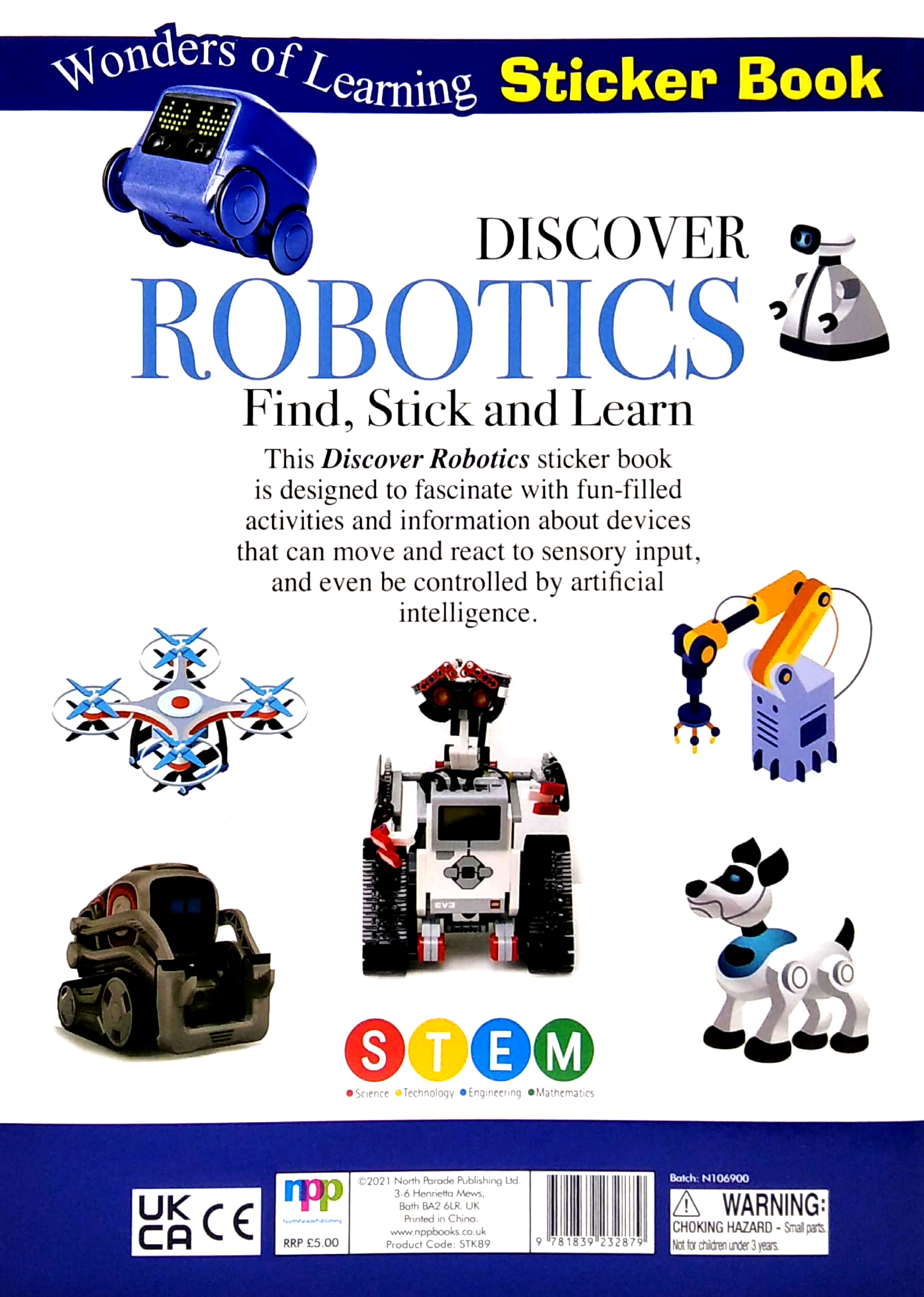 wonders of learning - sticker book - discover robotics - Ảnh 6