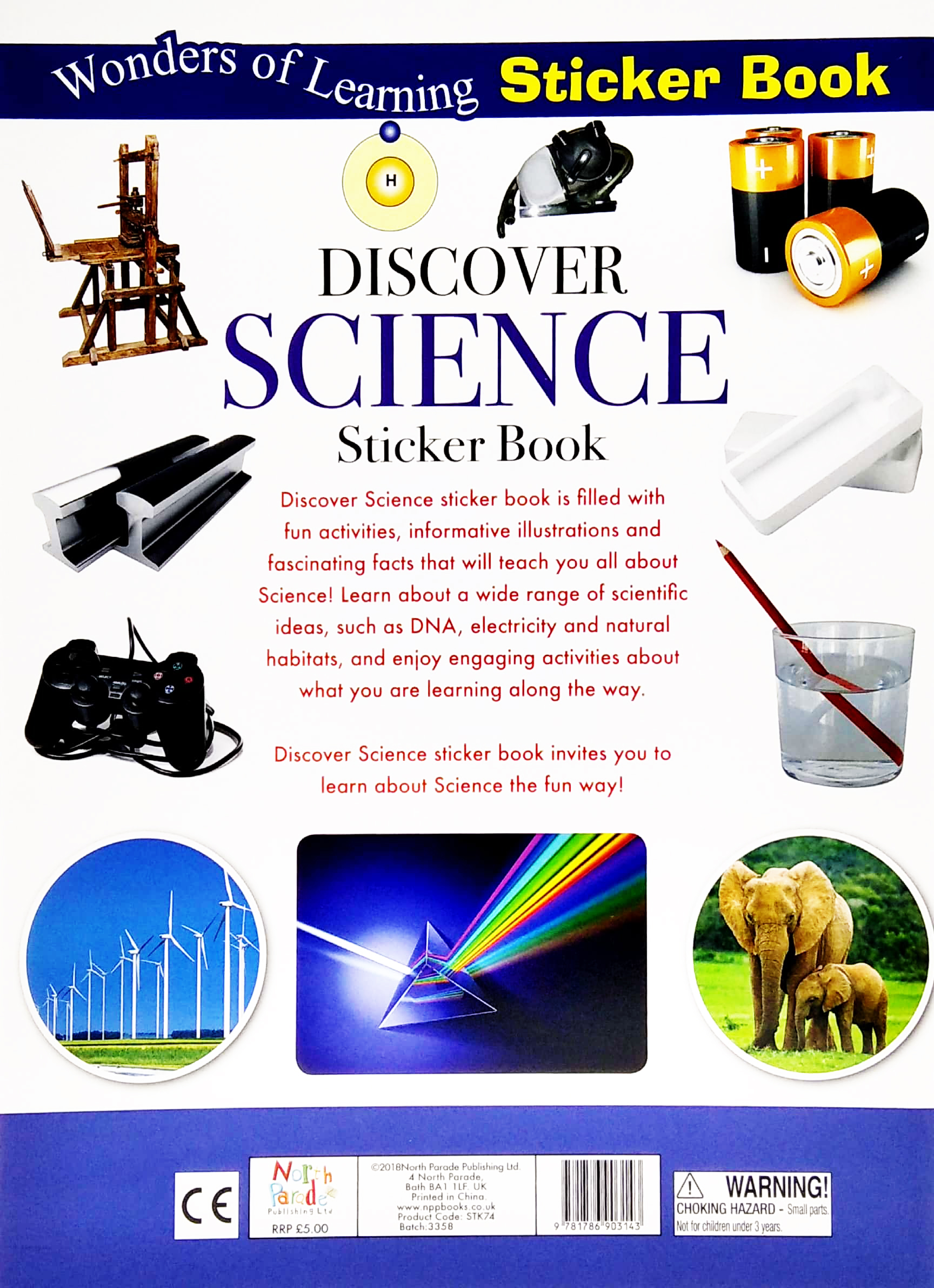 wonders of learning - sticker book - discover science - Ảnh 6