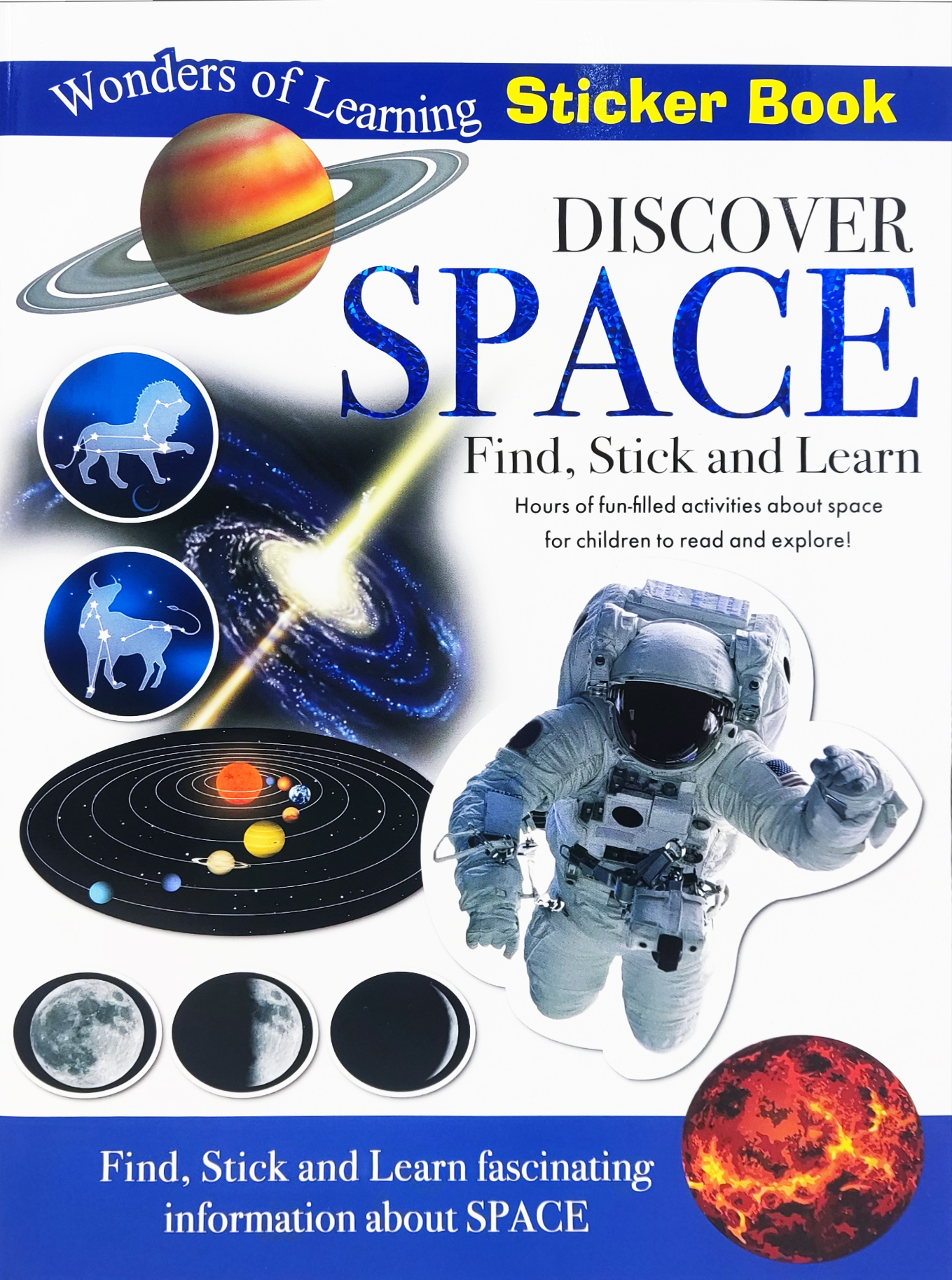 wonders of learning - sticker book - discover space - Ảnh 2