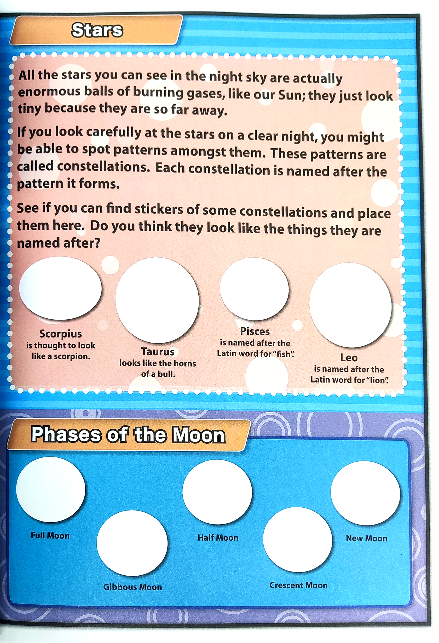 wonders of learning - sticker book - discover space - Ảnh 3