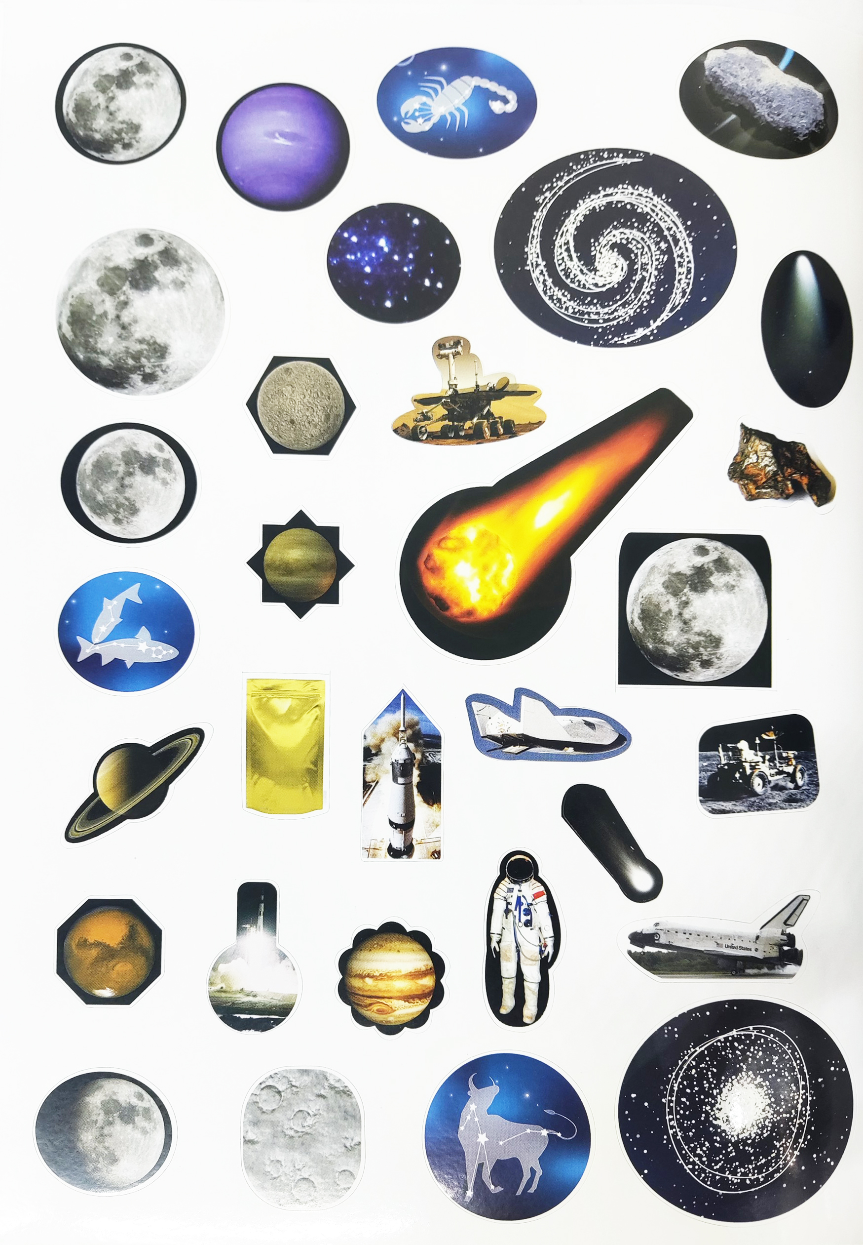 wonders of learning - sticker book - discover space - Ảnh 7