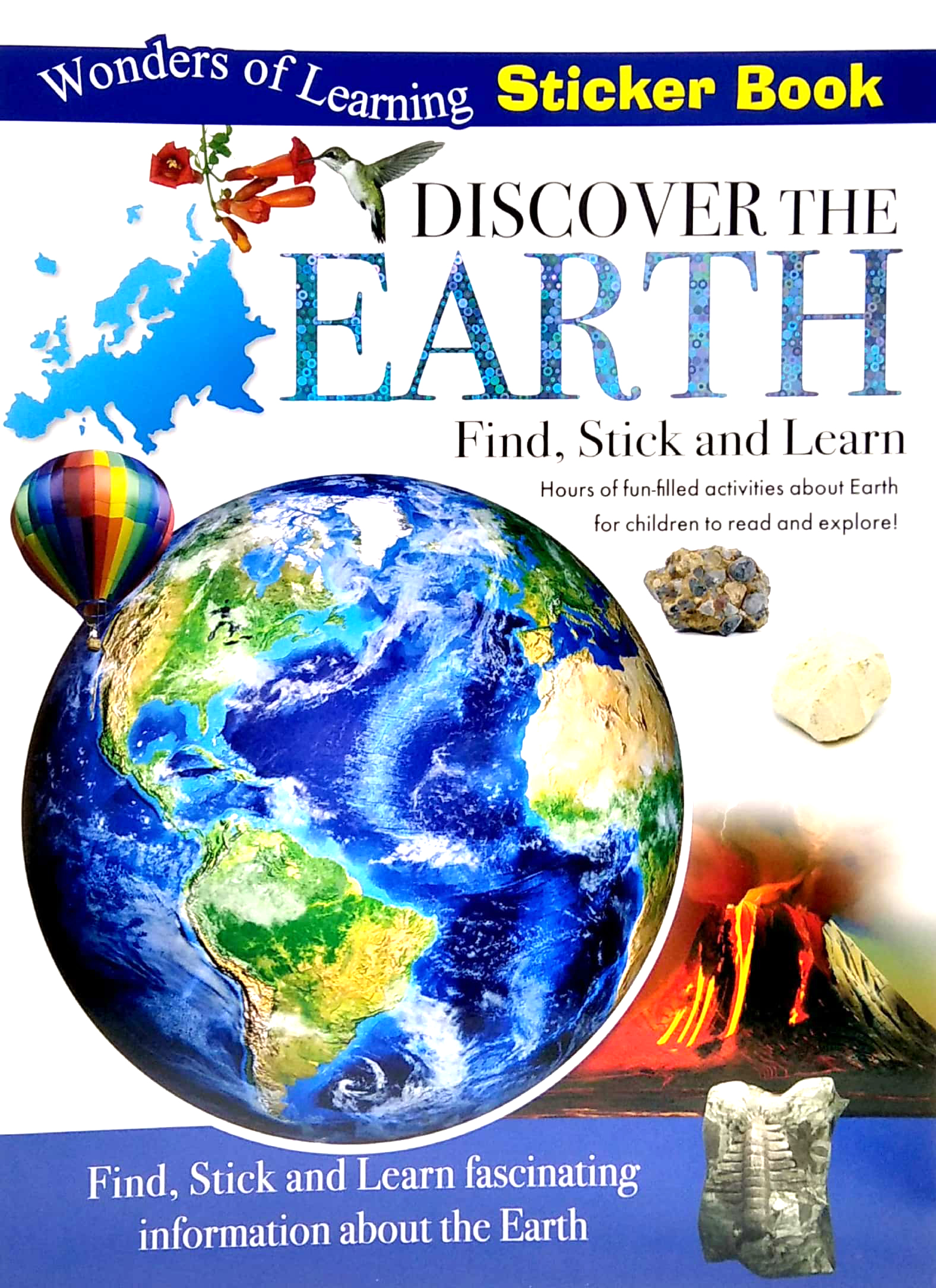 wonders of learning - sticker book - discover the earth - Ảnh 2