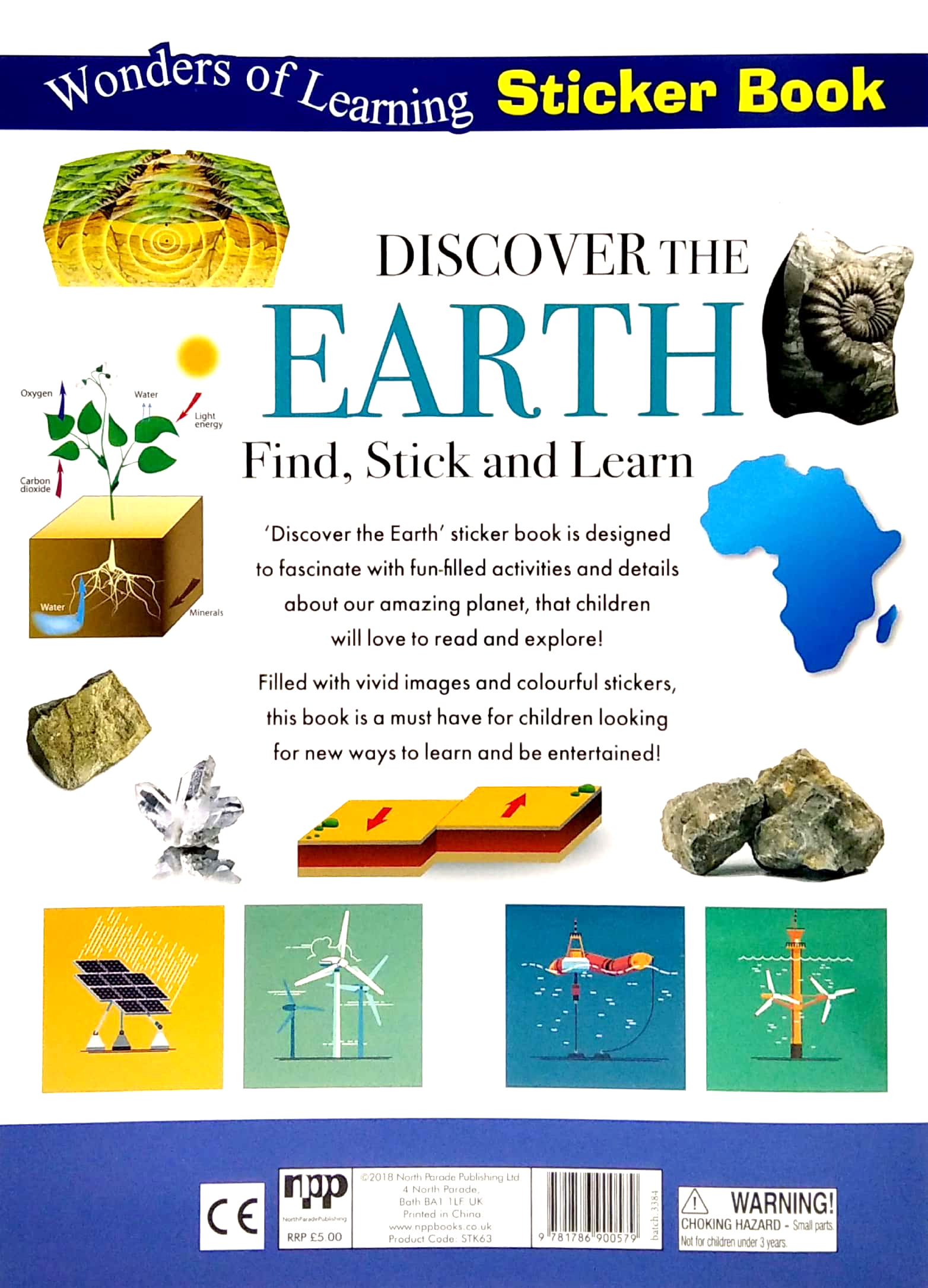 wonders of learning - sticker book - discover the earth - Ảnh 6