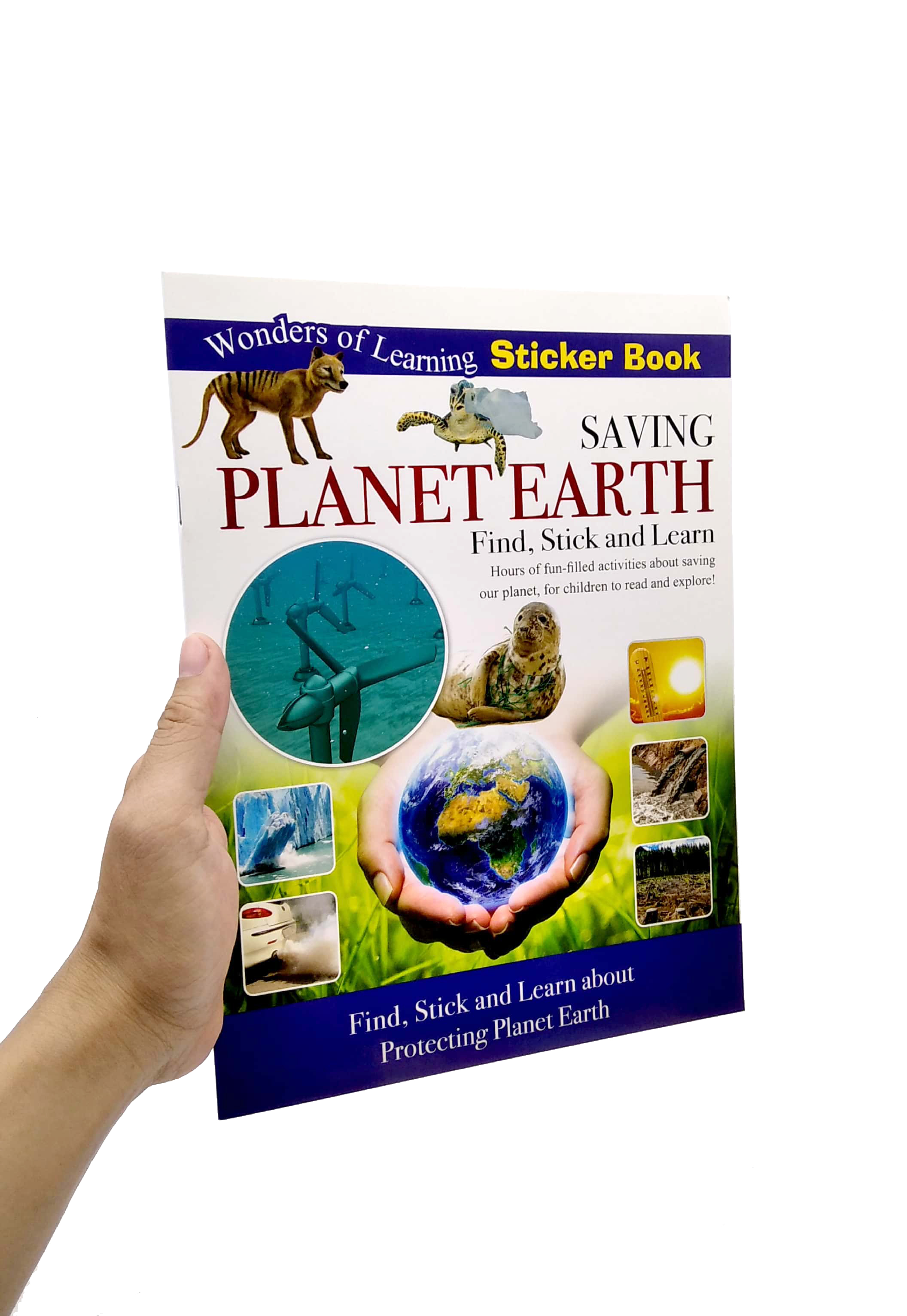 wonders of learning - sticker book - saving planet earth - Ảnh 7