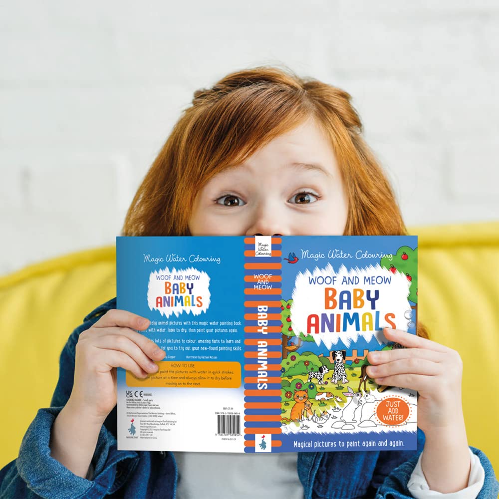 woof and meow - baby animals (magic water colouring) - Ảnh 3