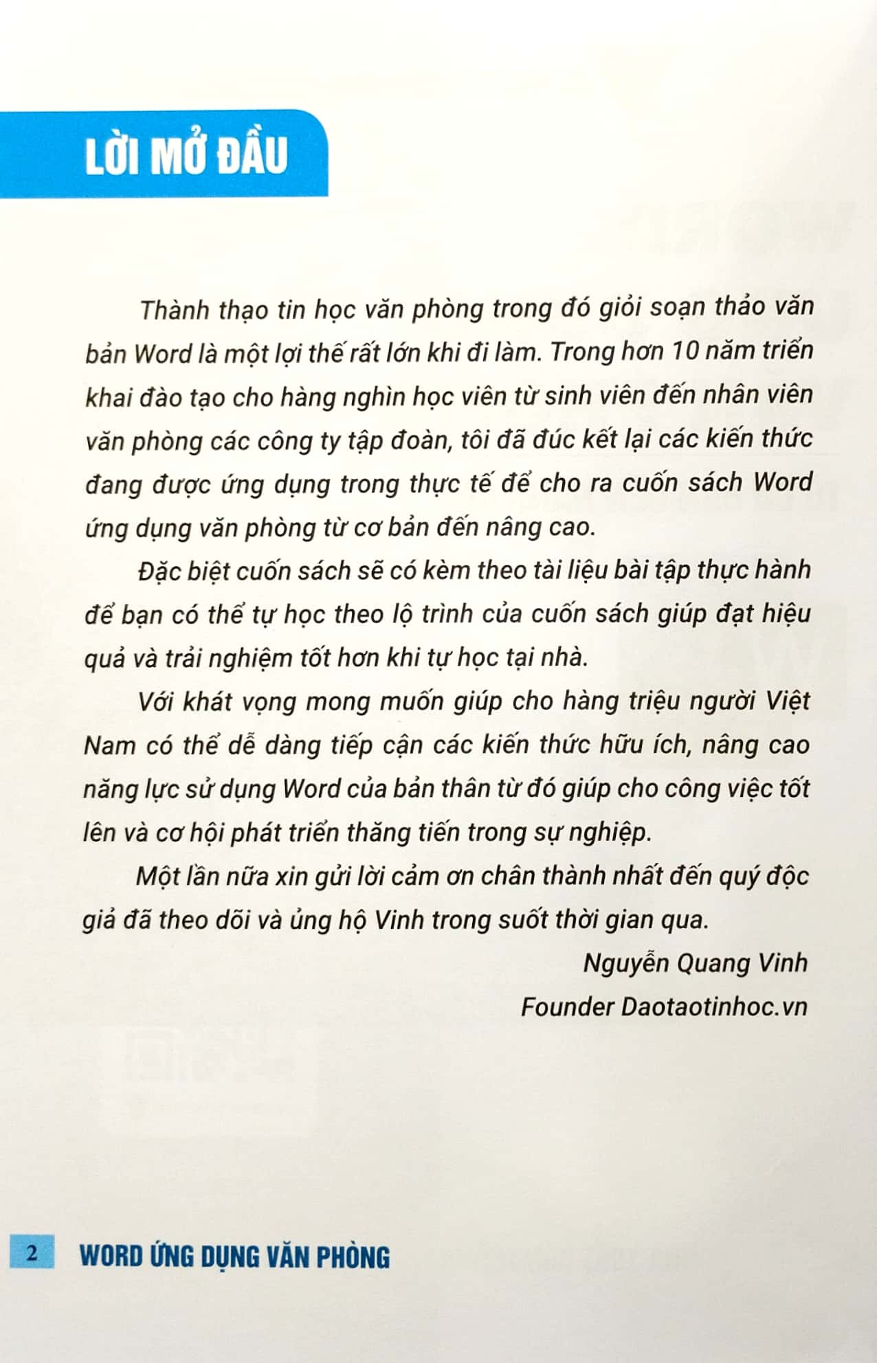 word ứng dụng văn phòng - từ cơ bản đến nâng cao - Ảnh 3