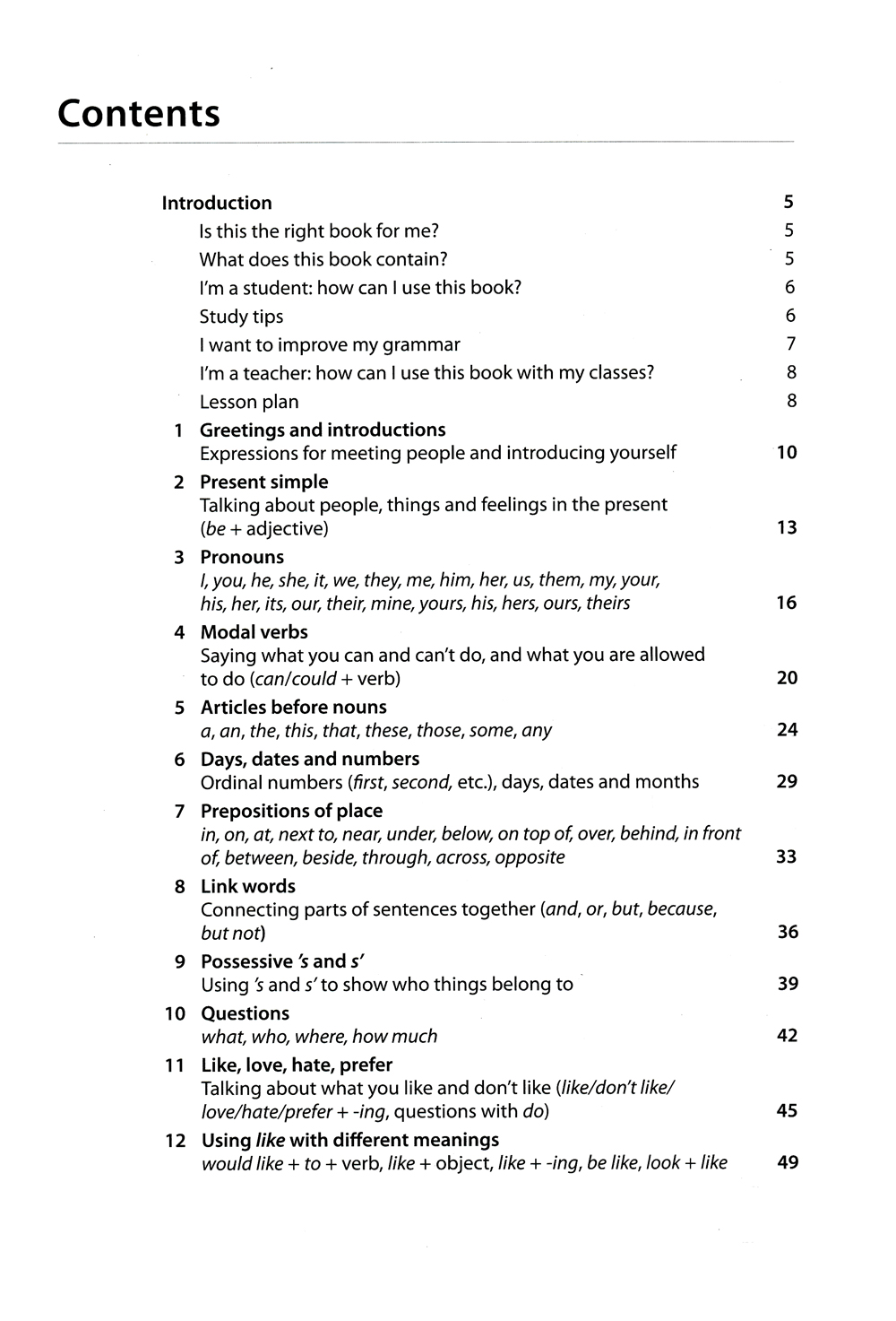 work on your grammar a1 - elementary - Ảnh 3