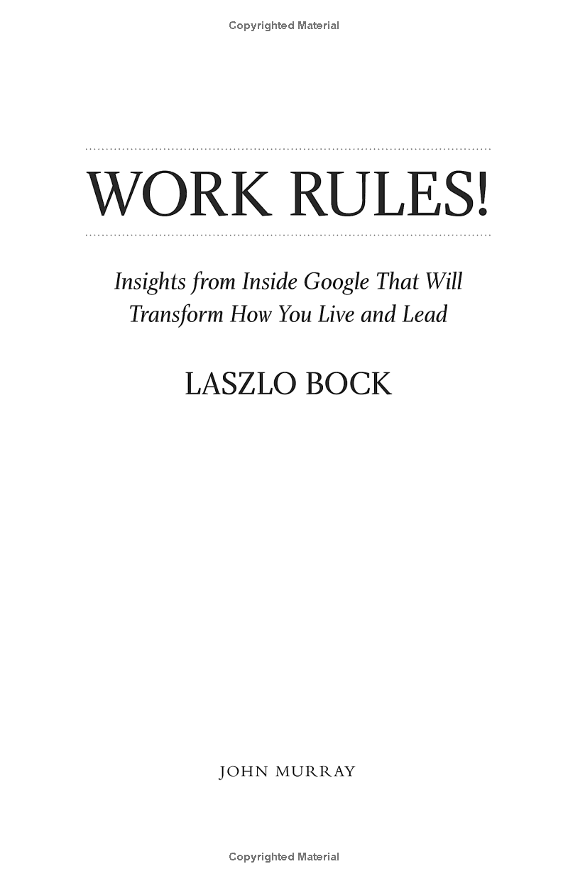 work rules: insights from inside google - Ảnh 5