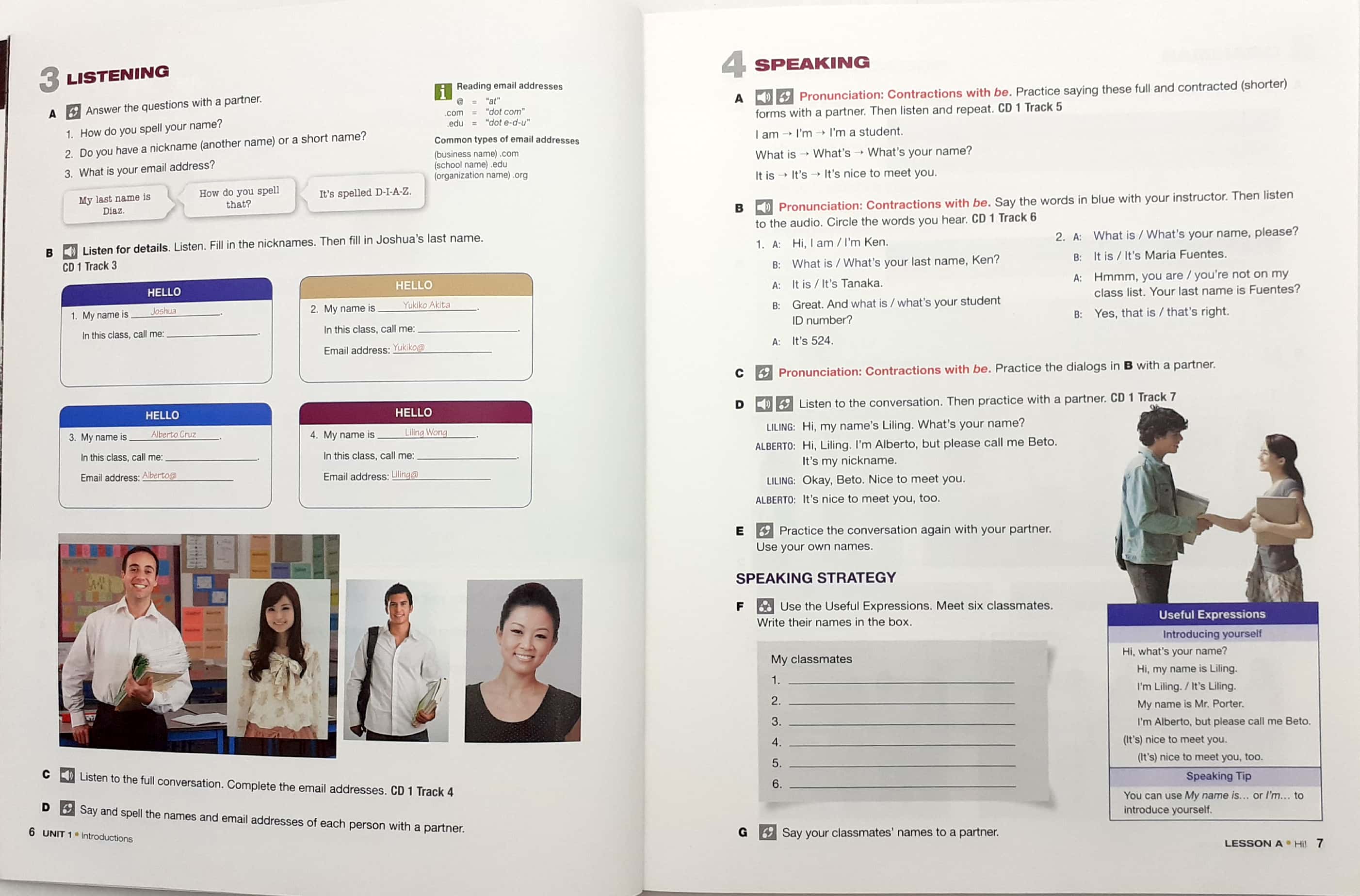world link intro: student book with my world link online (world link, third edition: developing english fluency) - Ảnh 6
