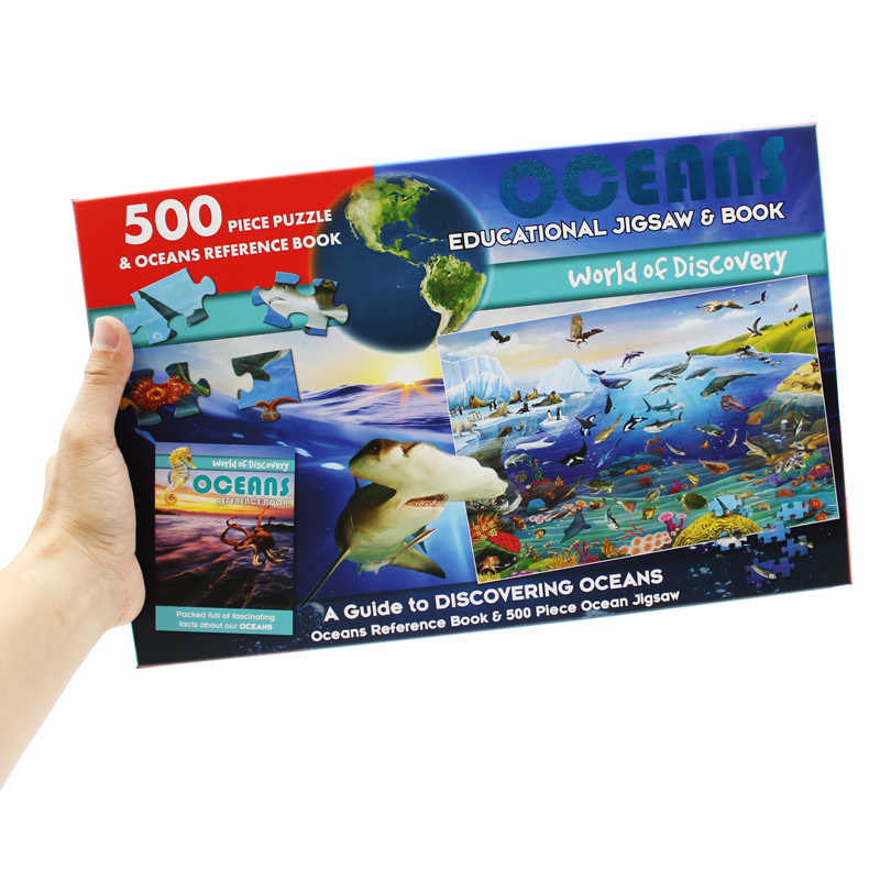 world of discovery - educational jigsaw & book: oceans - Ảnh 11