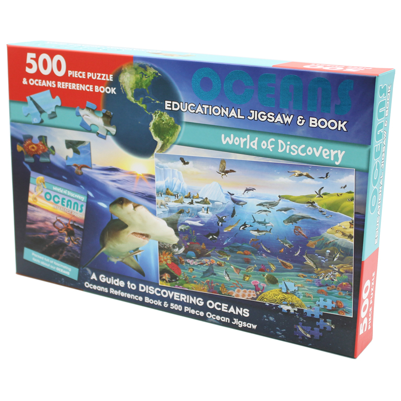world of discovery - educational jigsaw & book: oceans - Ảnh 4