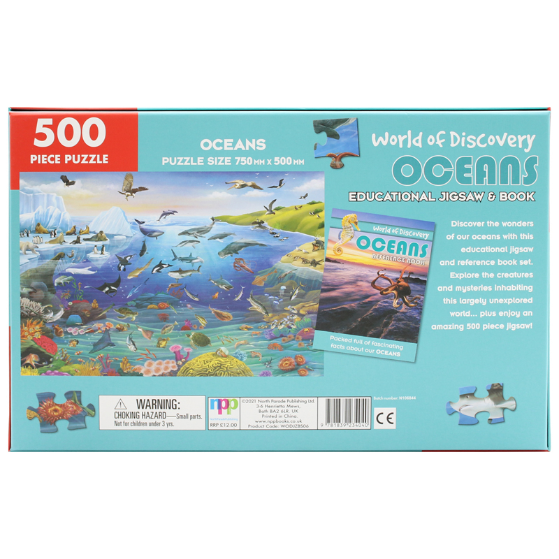 world of discovery - educational jigsaw & book: oceans - Ảnh 7