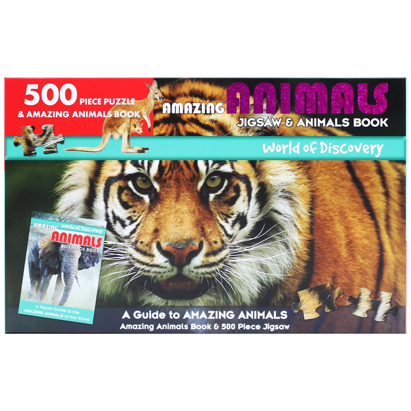 world of discovery - jigsaw & animals book: amazing animals - Ảnh 12