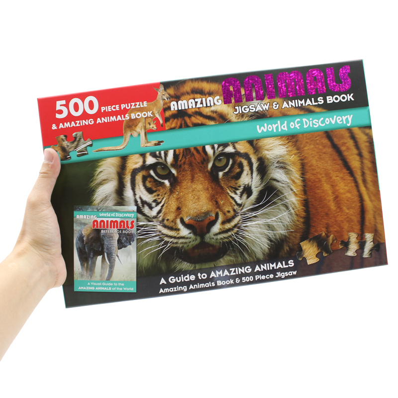world of discovery - jigsaw & animals book: amazing animals - Ảnh 13