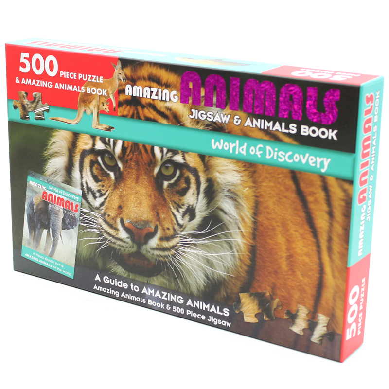 world of discovery - jigsaw & animals book: amazing animals - Ảnh 8