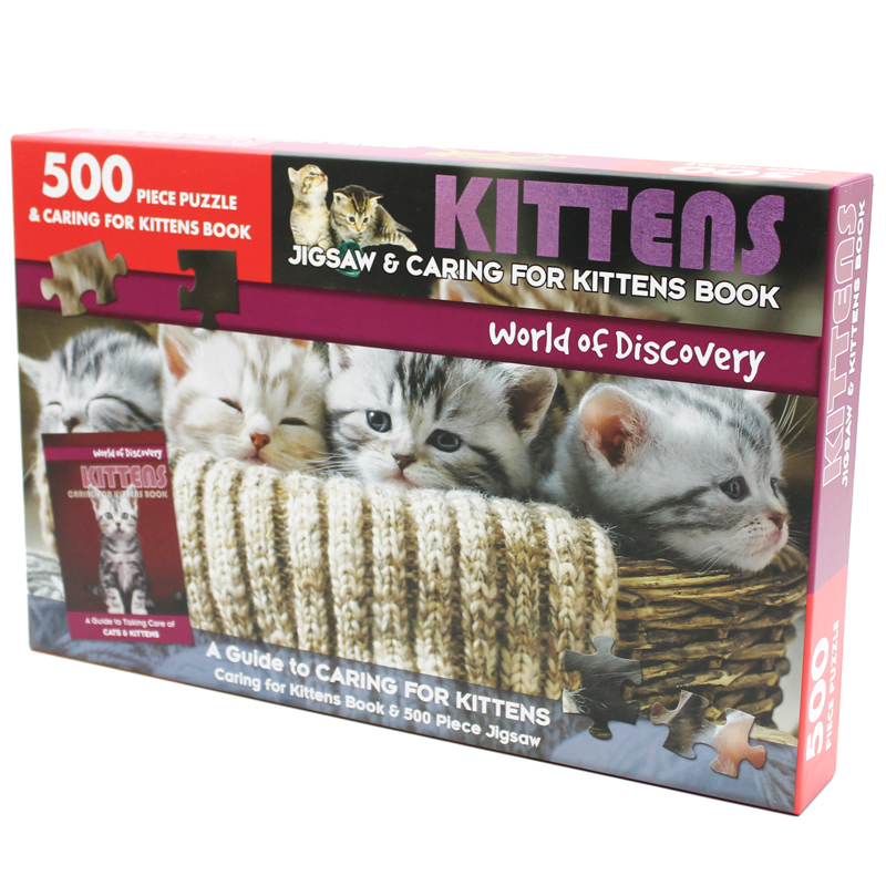 world of discovery - jigsaw & caring for kittens book: kittens - Ảnh 10