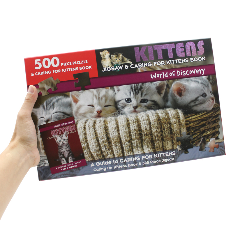 world of discovery - jigsaw & caring for kittens book: kittens - Ảnh 12