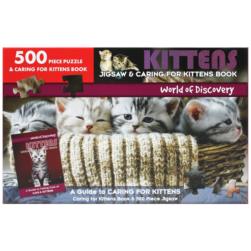 world of discovery - jigsaw & caring for kittens book: kittens - Ảnh 13