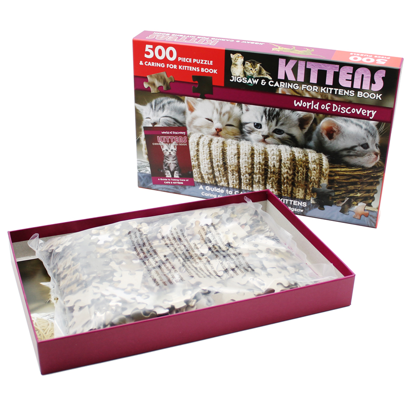 world of discovery - jigsaw & caring for kittens book: kittens - Ảnh 7