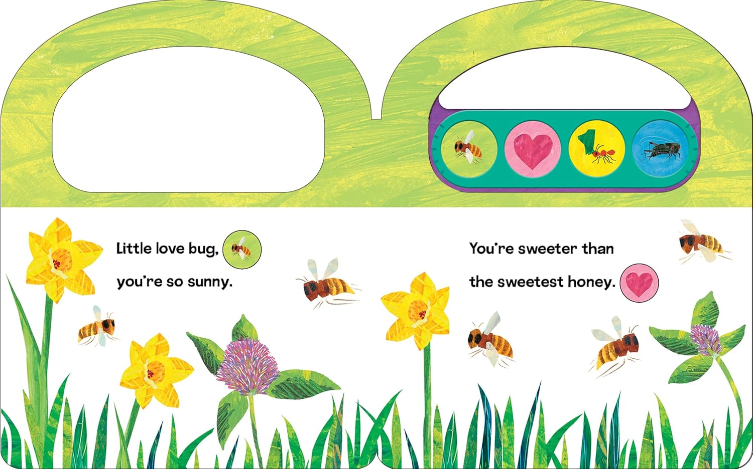 World Of Eric Carle - Little Love Bugs (Carry Along Handle Sound Book) - Ảnh 4