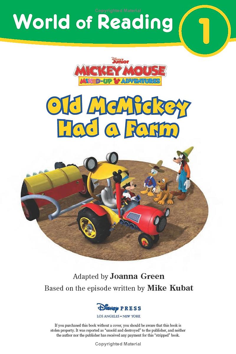 world of reading level 1: old mcmickey had a farm - Ảnh 4