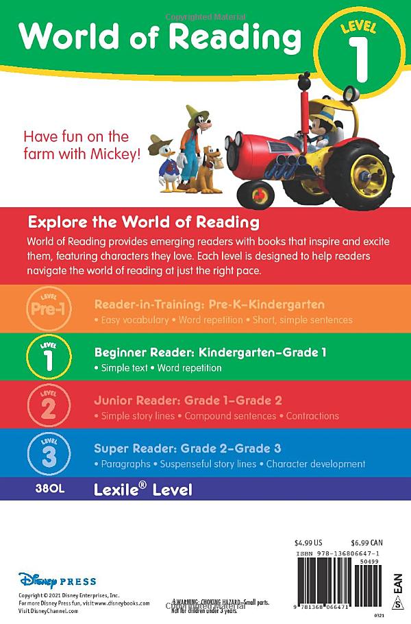 world of reading level 1: old mcmickey had a farm - Ảnh 6