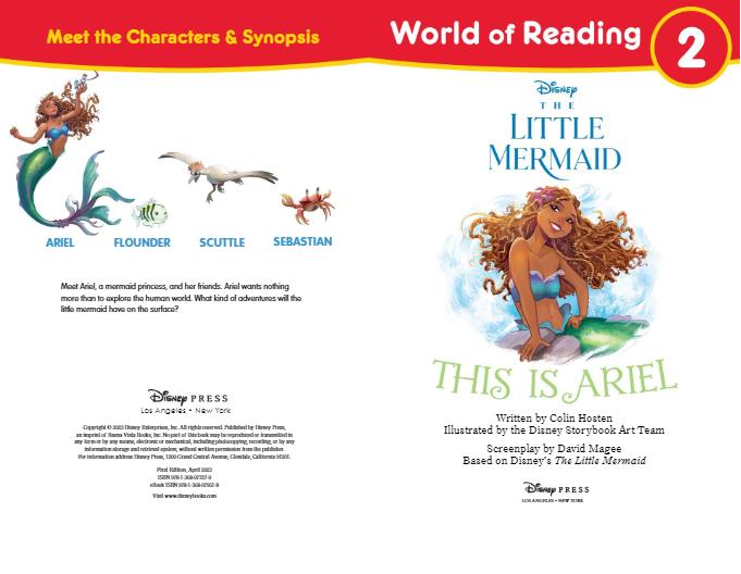 world of reading level 2: the little mermaid: this is ariel - Ảnh 3