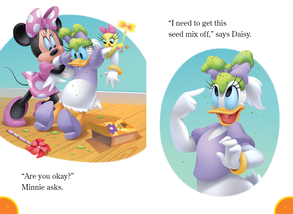 world of reading level pre-1: minnie's bowtoons: daisy's crazy hair day - Ảnh 6