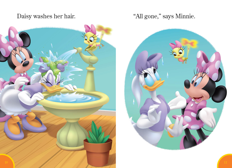 world of reading level pre-1: minnie's bowtoons: daisy's crazy hair day - Ảnh 7