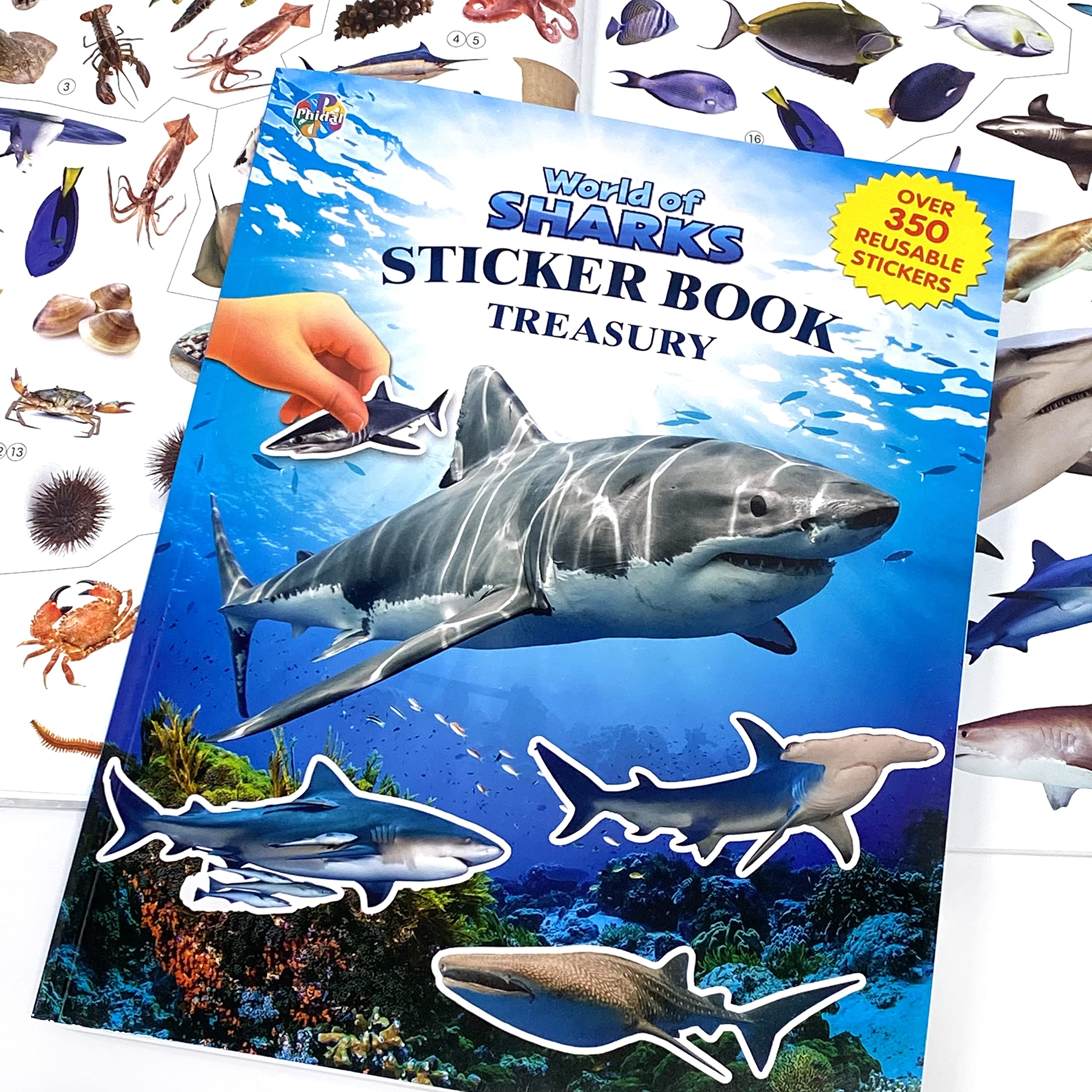 world of sharks sticker book treasury - Ảnh 2
