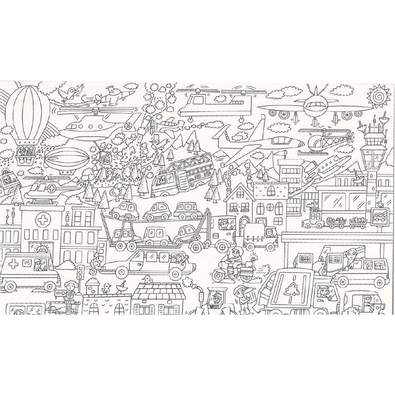 world's biggest colour-in: animals (8 giant posters) - Ảnh 3