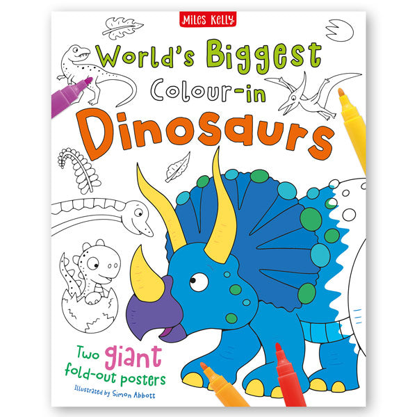 world's biggest colour-in: dinosaurs (2 posters) - Ảnh 2