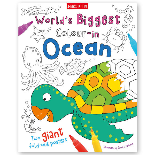 world's biggest colour-in: ocean (2 posters) - Ảnh 2