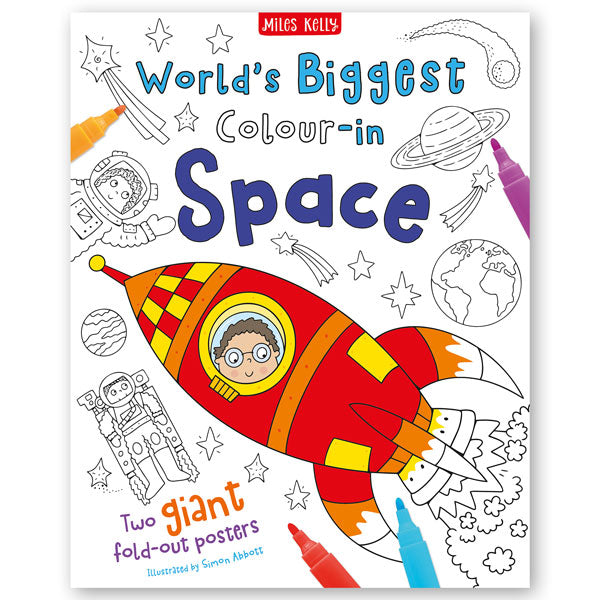 world's biggest colour-in: space (2 posters) - Ảnh 2