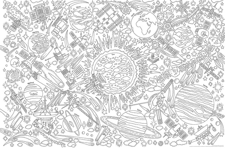 world's biggest colour-in: space (2 posters) - Ảnh 4