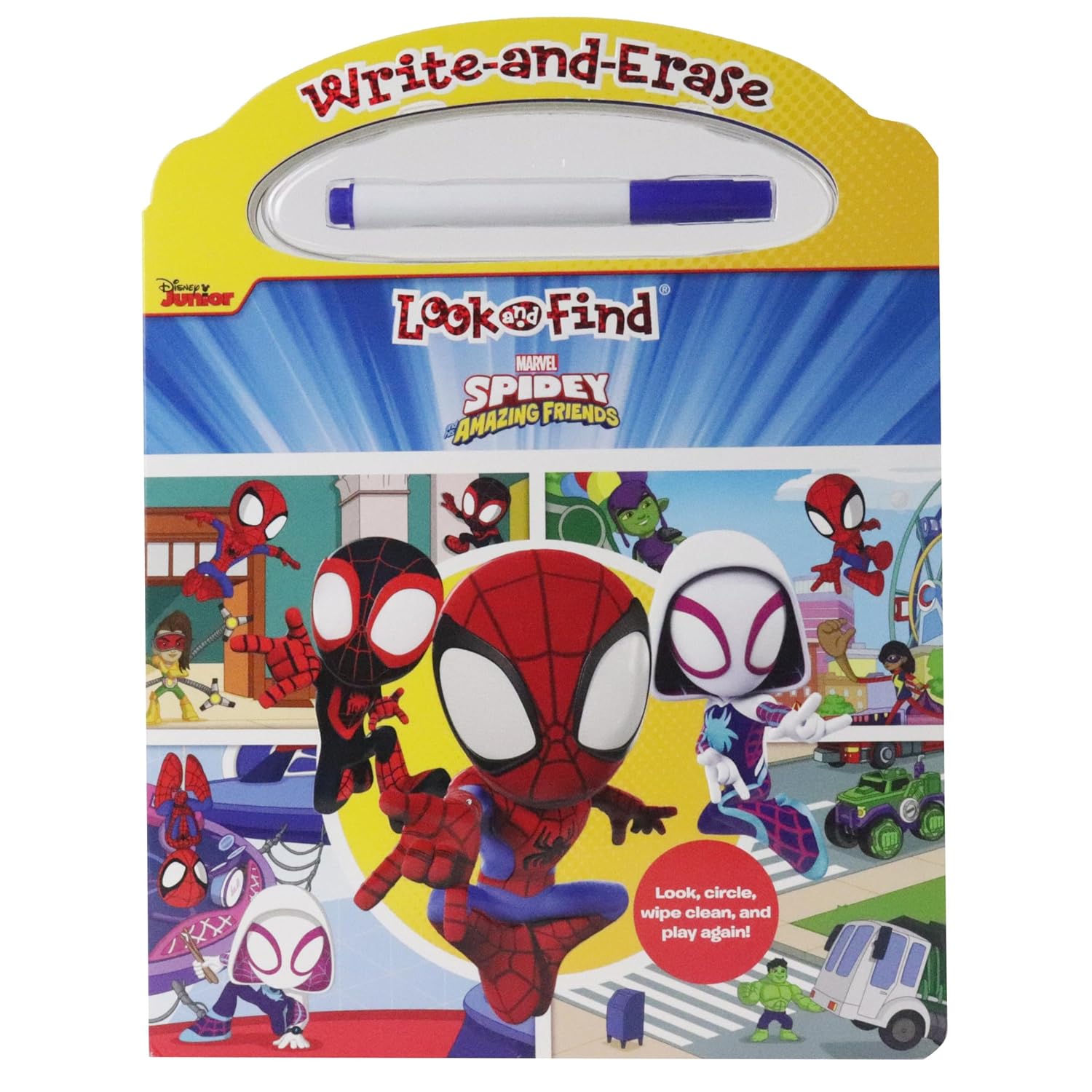 Write And Erase Look And Find - Marvel Spidey And His Amazing Friends - Ảnh 2