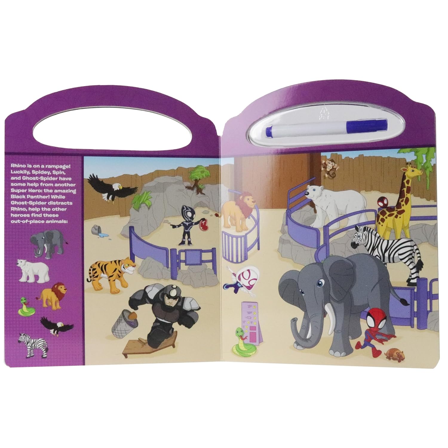 Write And Erase Look And Find - Marvel Spidey And His Amazing Friends - Ảnh 3