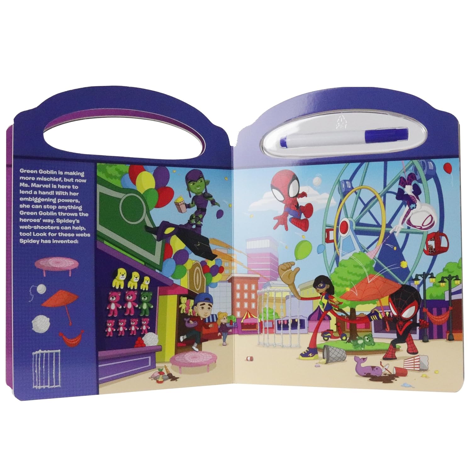 Write And Erase Look And Find - Marvel Spidey And His Amazing Friends - Ảnh 4