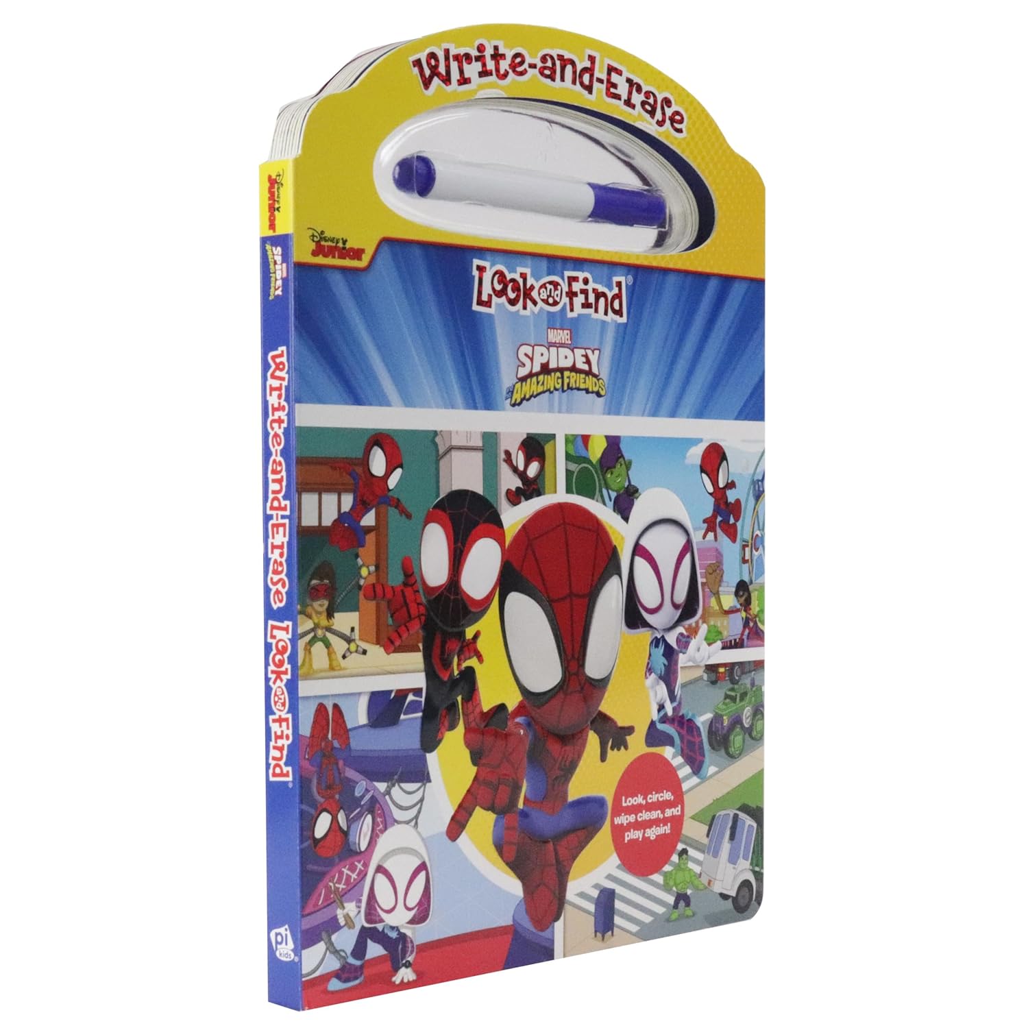 Write And Erase Look And Find - Marvel Spidey And His Amazing Friends - Ảnh 5
