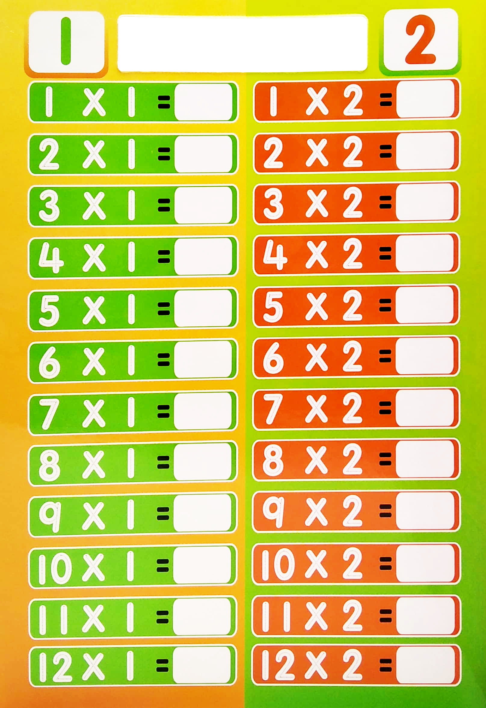 writing practices for little hands: times tables - Ảnh 3