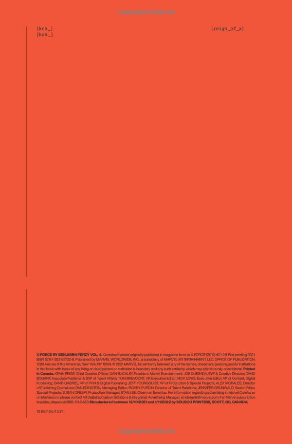 x-force by benjamin percy vol. 4 - Ảnh 4