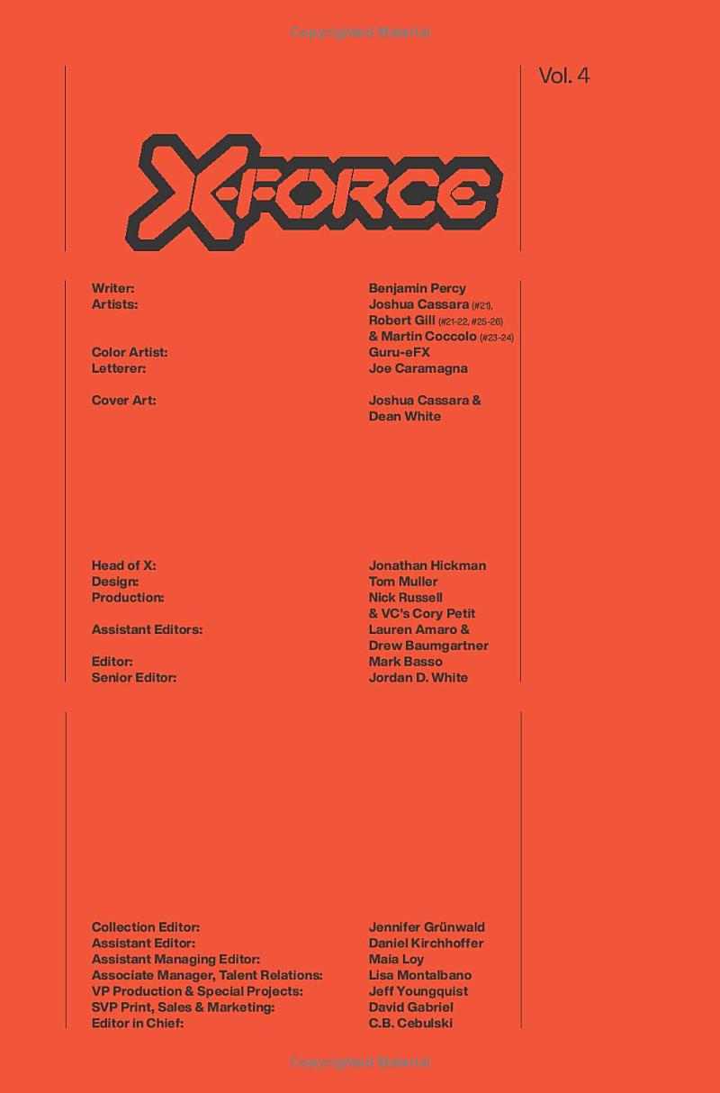 x-force by benjamin percy vol. 4 - Ảnh 5