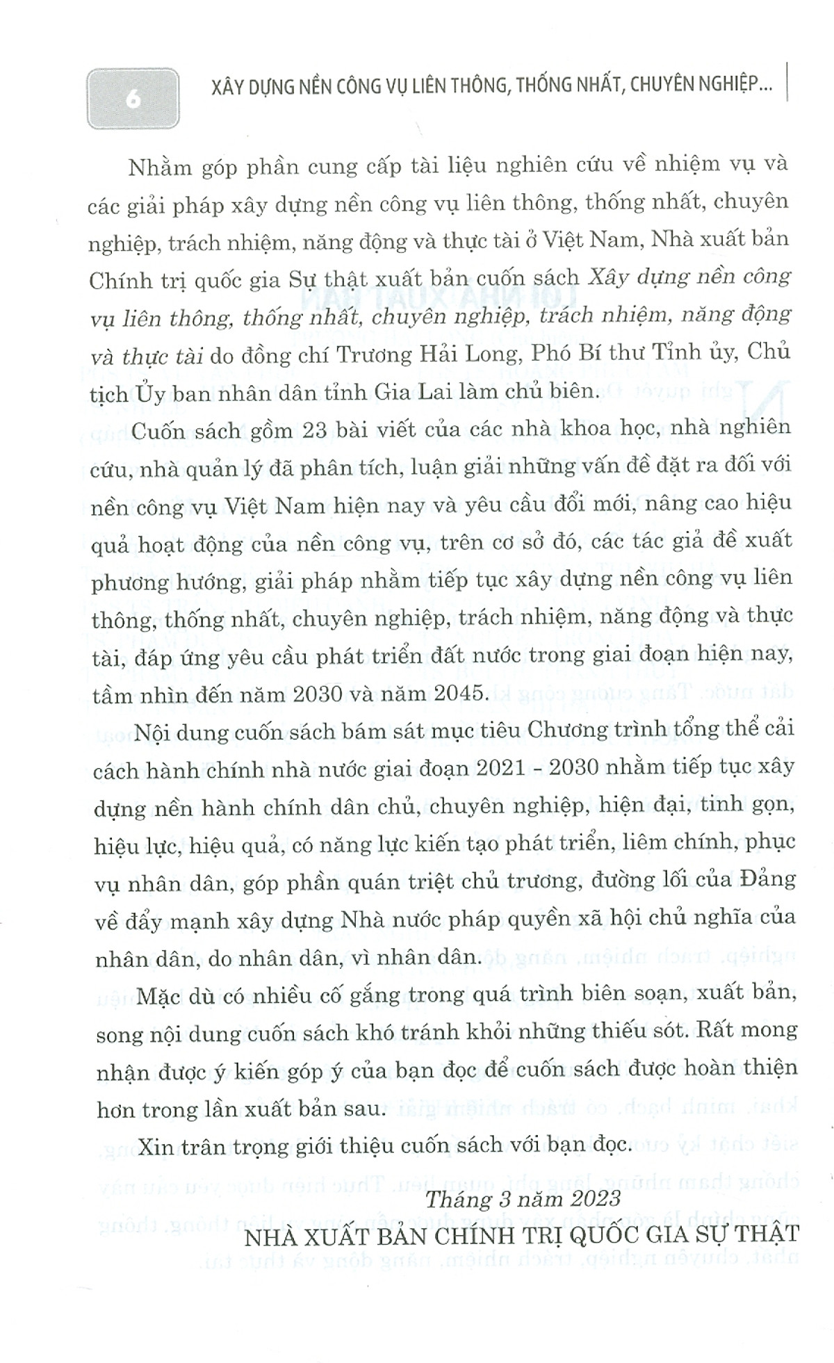 xây dựng nền công vụ liên thông, thống nhất, chuyên nghiệp, trách nhiệm, năng động và thực tài - Ảnh 5
